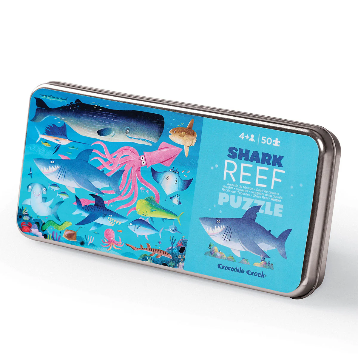 50 pc Tin Puzzle Shark Reef - Tiger Tribe