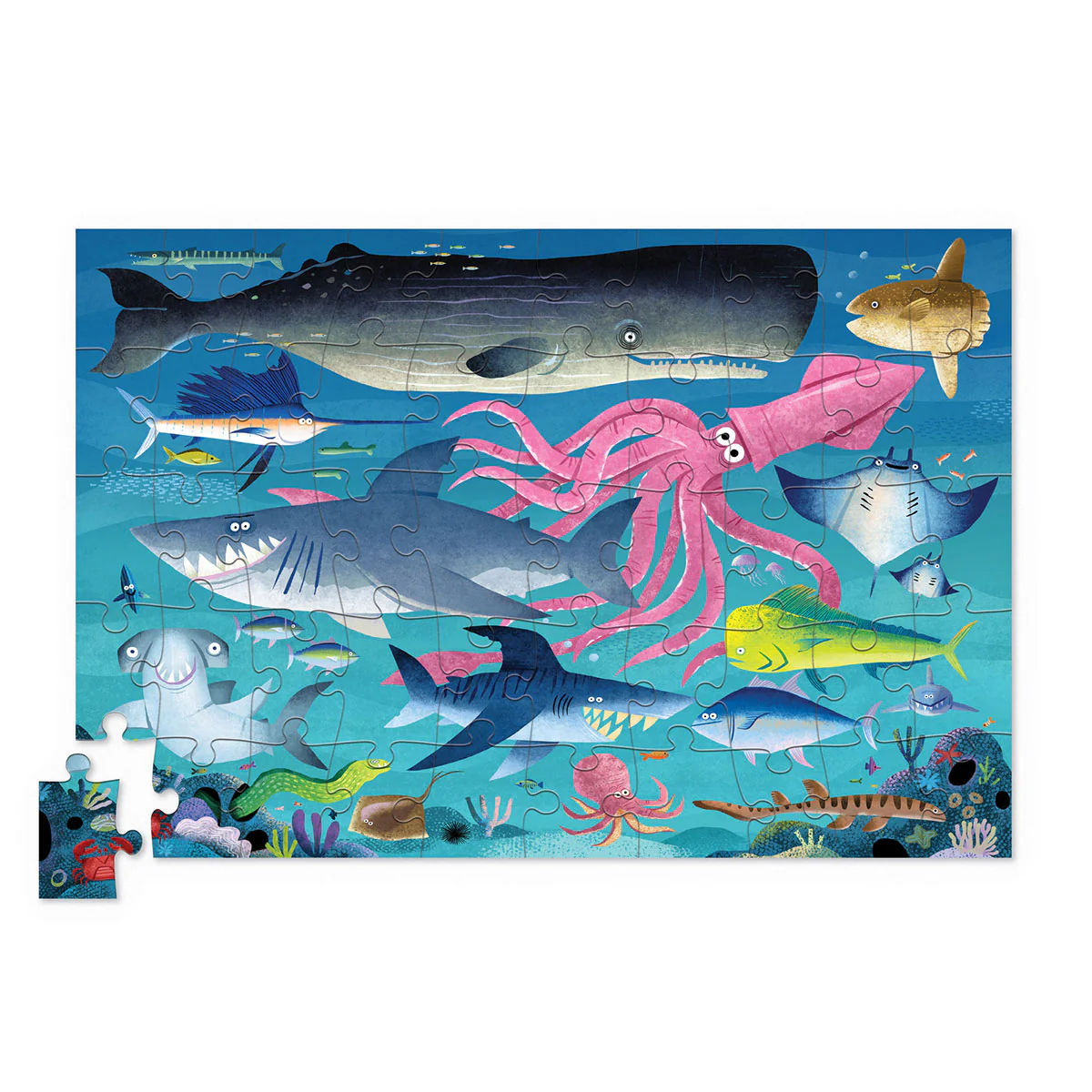50 pc Tin Puzzle Shark Reef - Tiger Tribe - Image 2