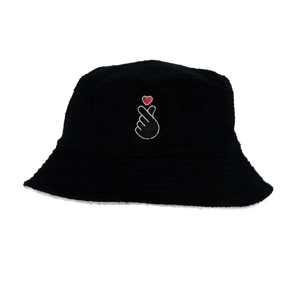 Bucket Hat Black/White Reversible Hallyu - Contain Design Studios