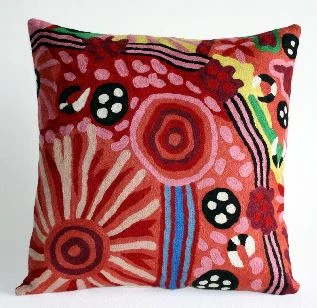 Cushion Cover 40x40cm Damien and Nyinkalya Marks DYM975 - Better World Arts