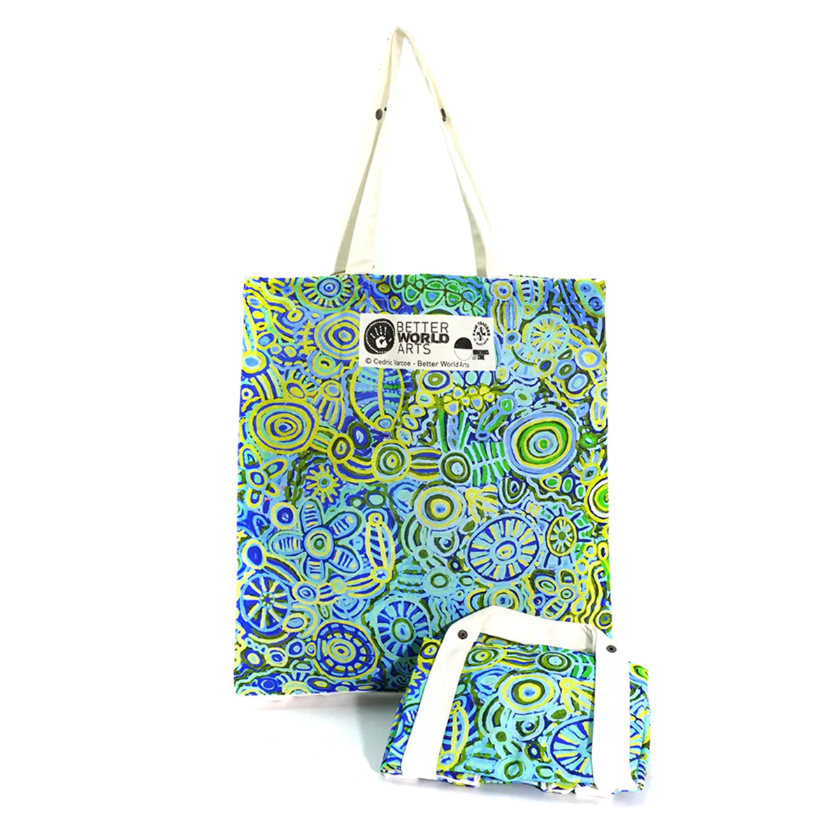 Digital Foldable Cotton Bag Cedric Varcoe BCVA748 - Better World Arts
