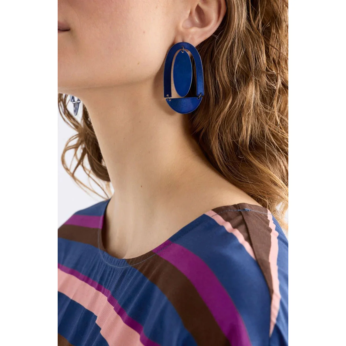 Drop Earring Dadem Navy - Elk Accessories - Image 2