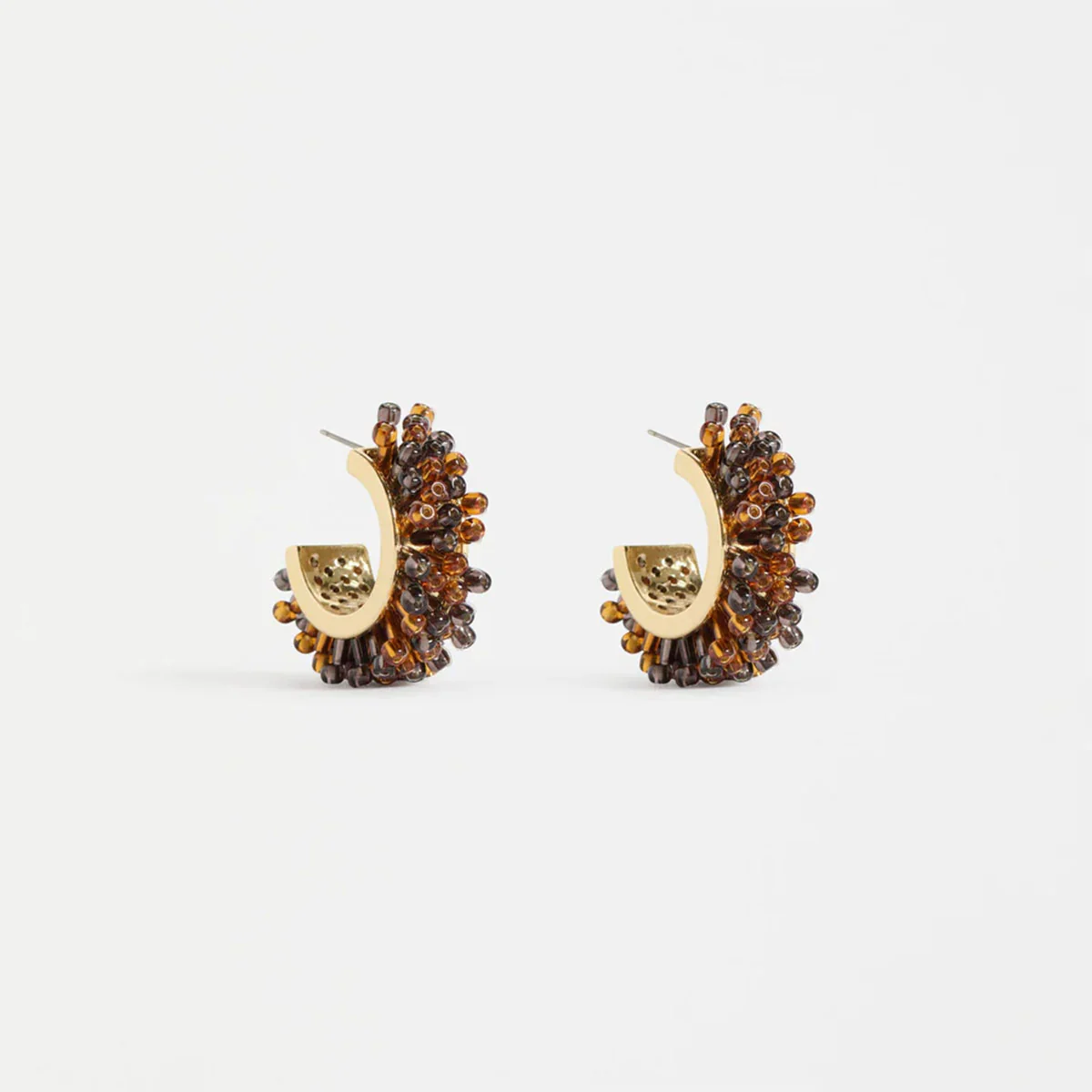 Earring Small Hoop Karan Tortoiseshell - Elk Accessories