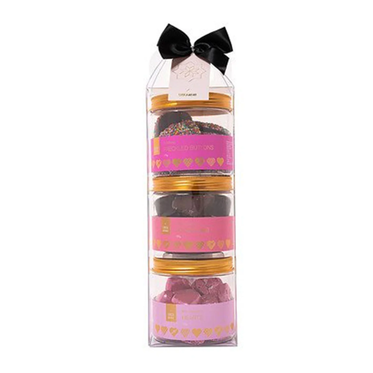 Feel The Love 2 Freckles/Honeycomb/Foiled Milk Hearts Tall Gift Pack - Chocamama