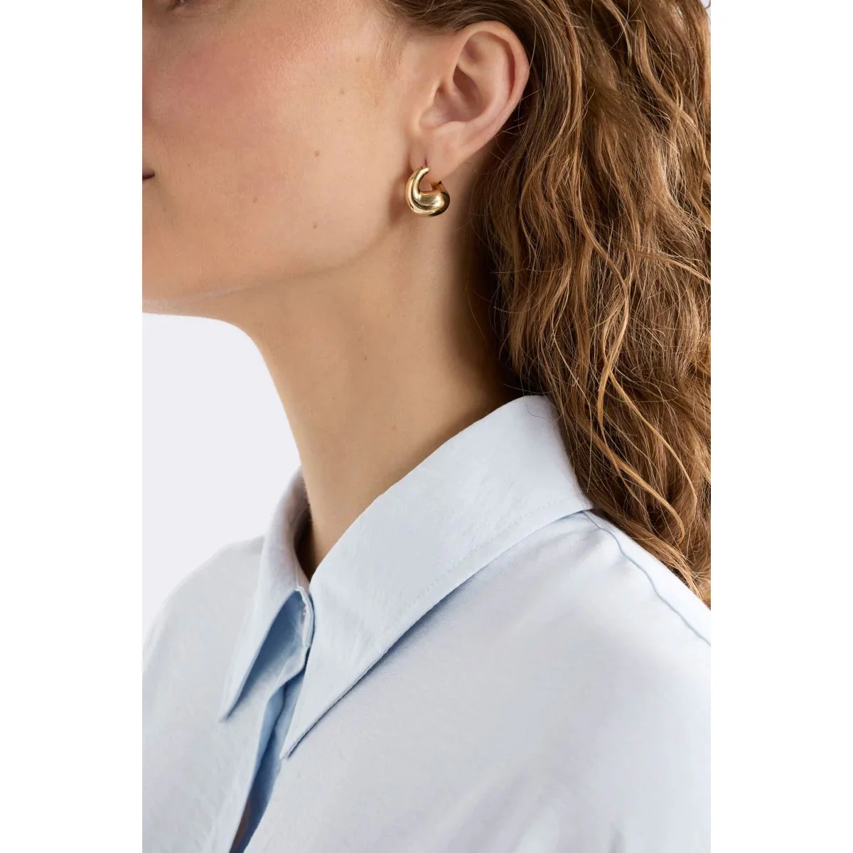 Hoop Earring Aisem Silver Mini - Elk Accessories - Image 2