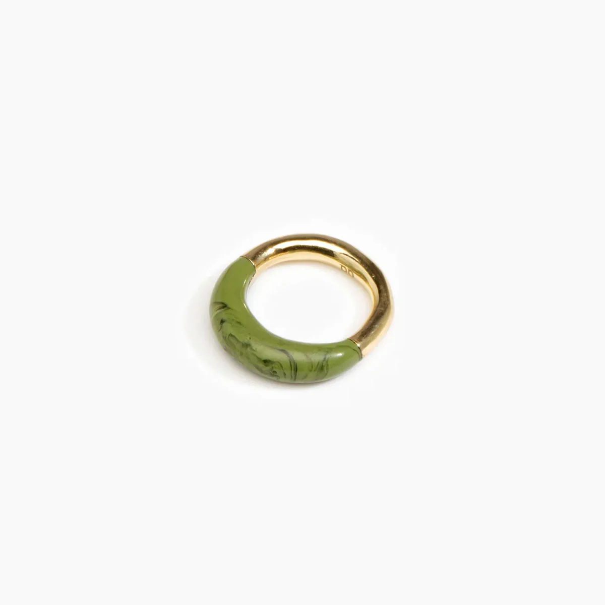 Horn Ring Olive SML - Dinosaur Designs