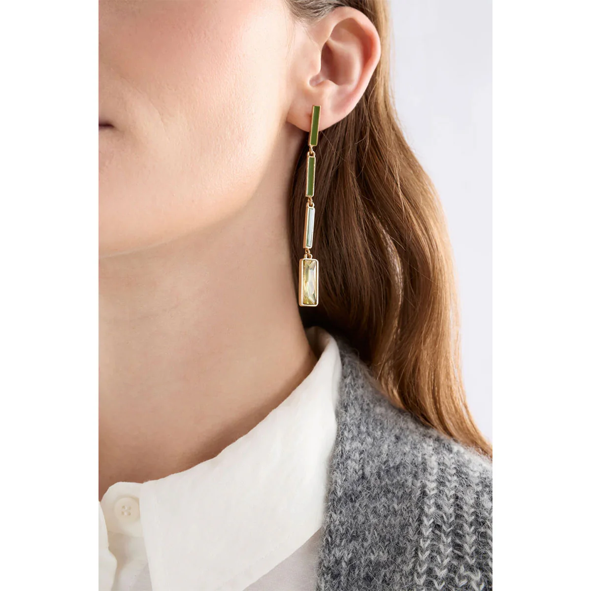 Ival Long Drop Earring Merlot - Elk Accessories - Image 2