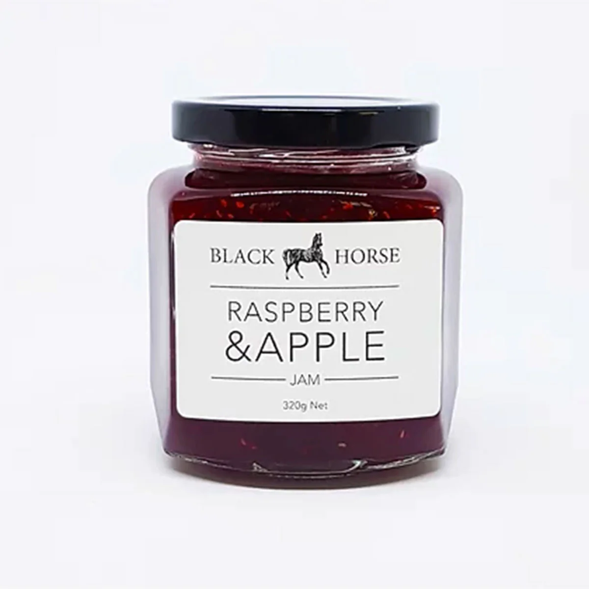 Jam Raspberry & Apple 320g - Black Horse Fine Foods