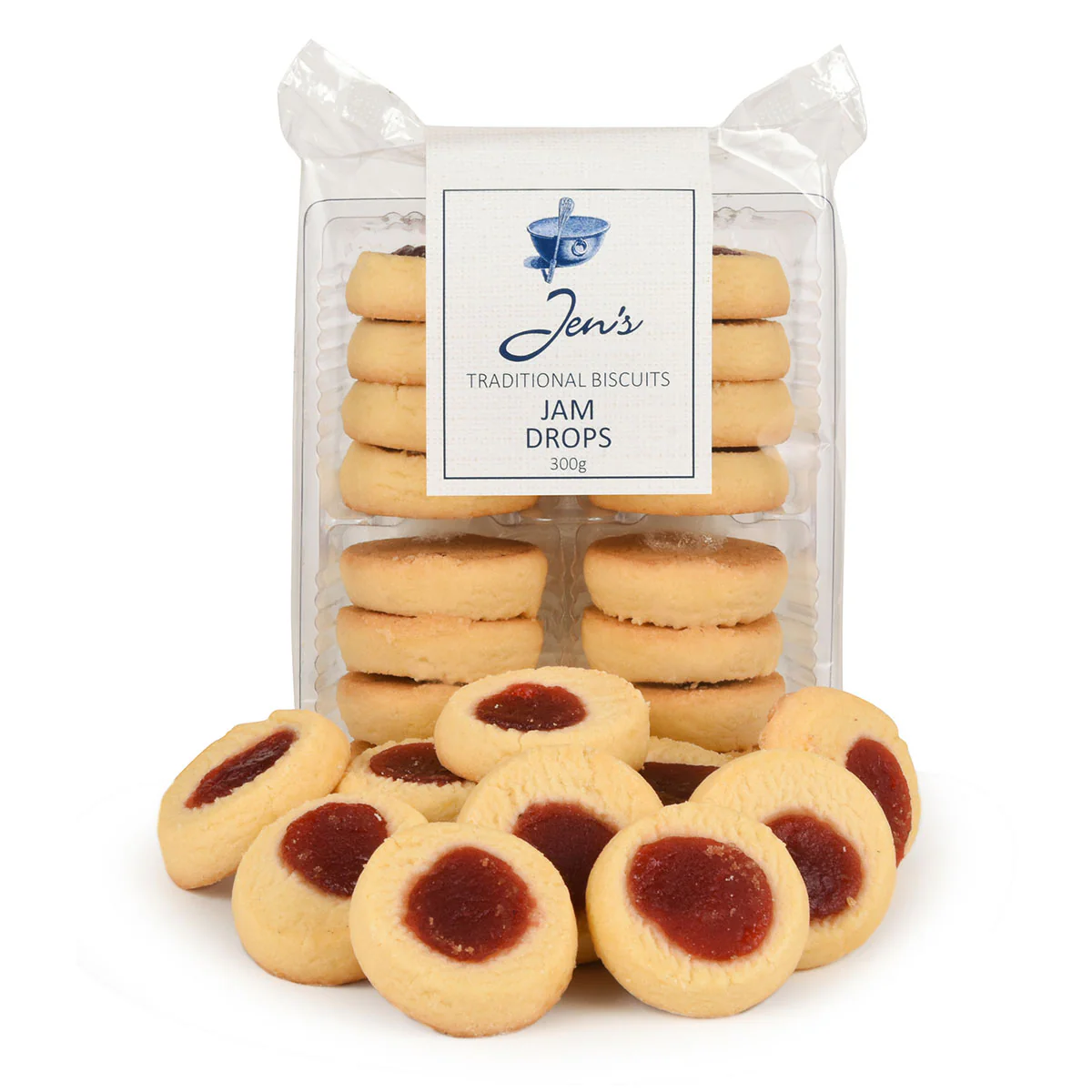 Biscuits Jam Drops Jens traditional 300g - Gourmet Brands