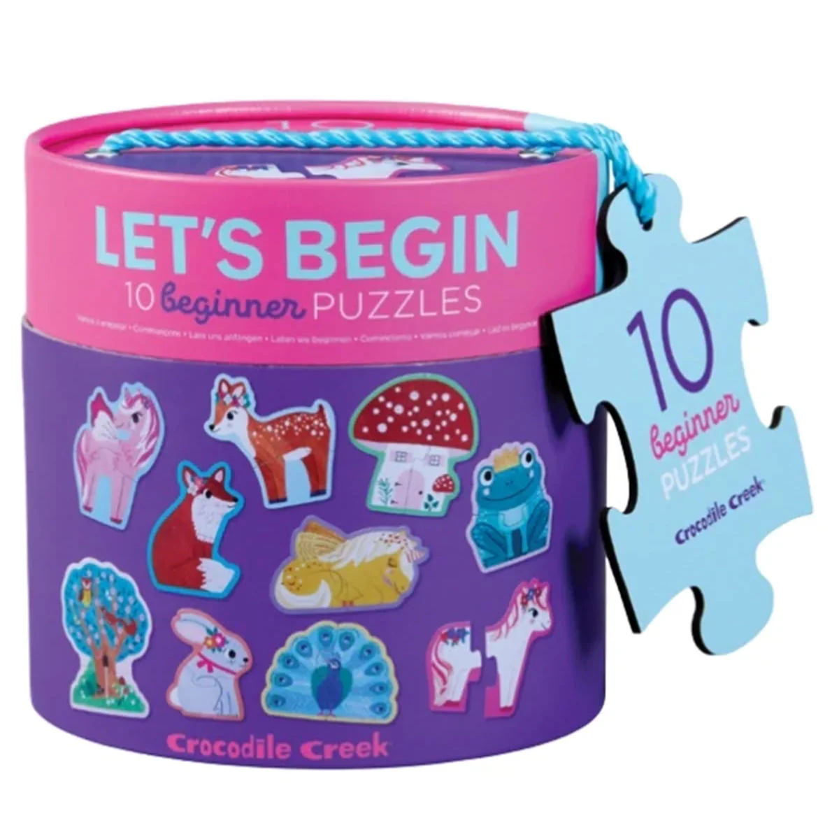 Lets Begin 2pc Puzzle Unicorn - Tiger Tribe
