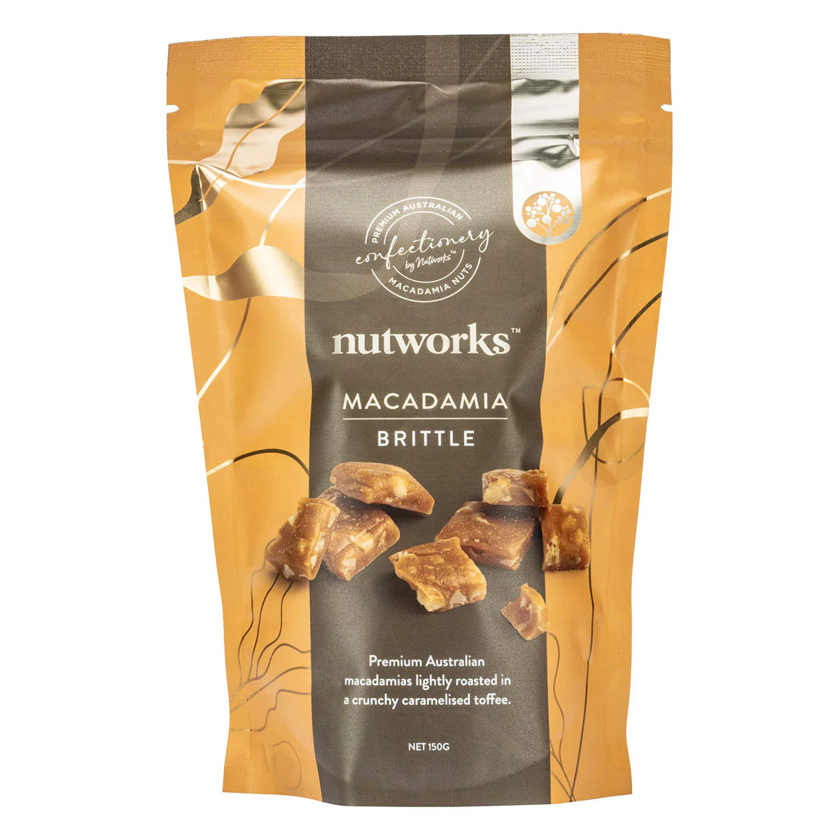 Macadamia Brittle Nutworks 150g - Gourmet Brands