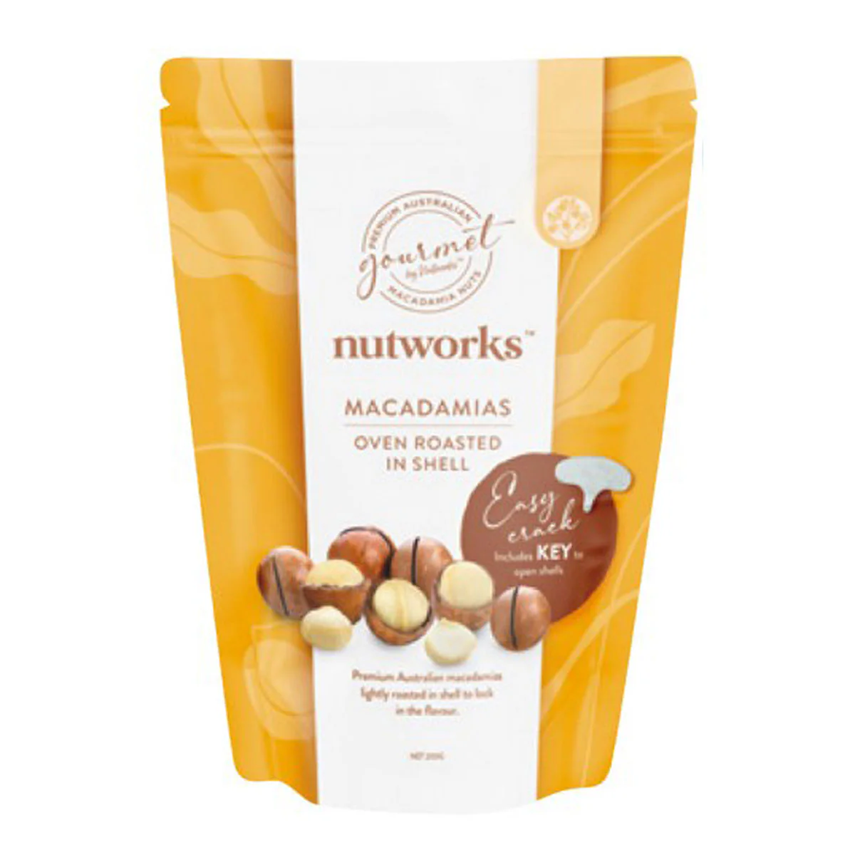 Macadamia Nuts Oven Roasted in Shell 200g - Gourmet Brands