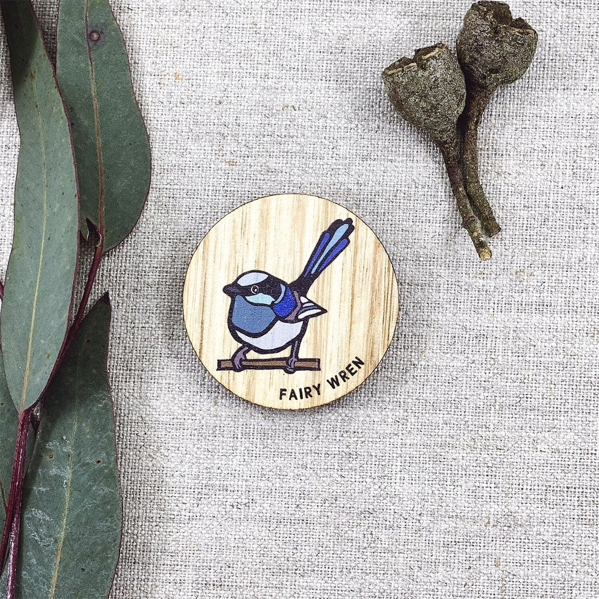 Magnet Coloured Fairy Wren - Buttonworks