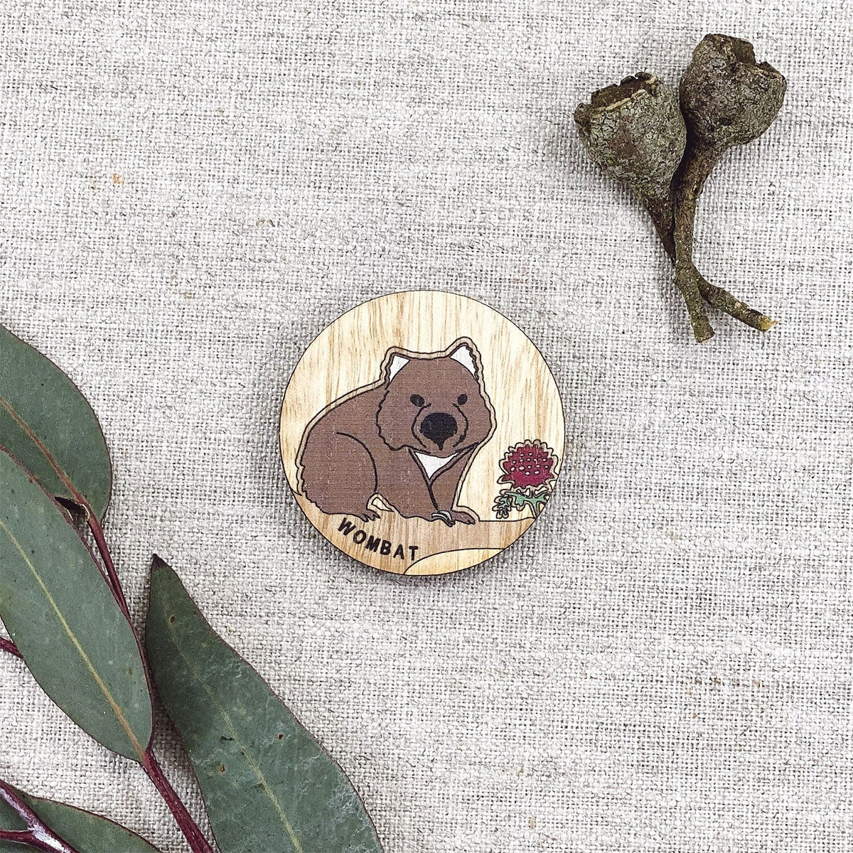 Magnet Wildlife Wombat - Buttonworks