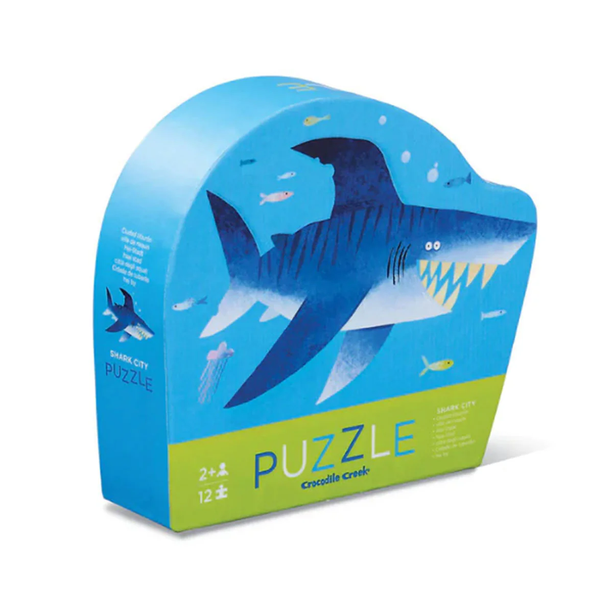 Mini Puzzle 12pc Shark City - Tiger Tribe