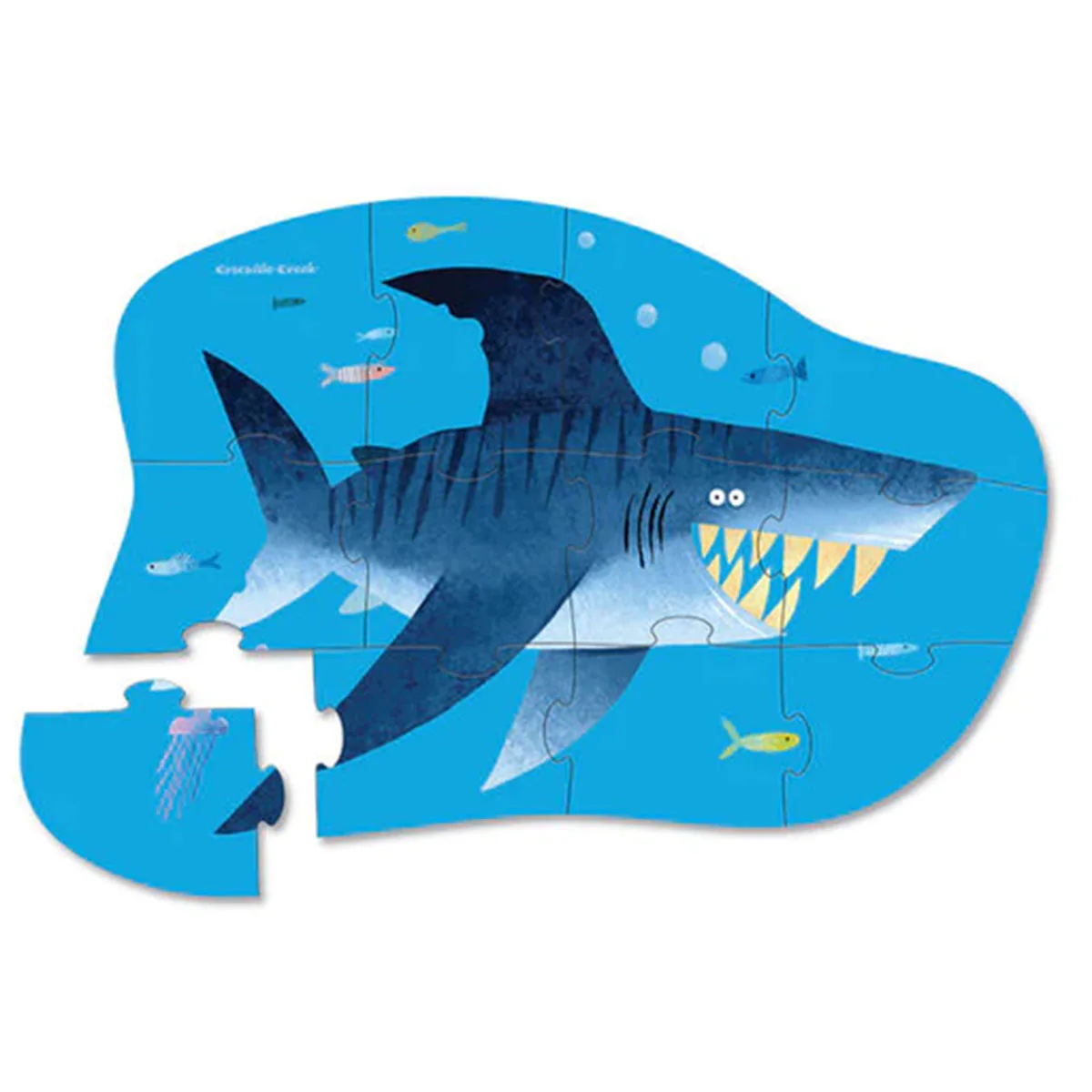 Mini Puzzle 12pc Shark City - Tiger Tribe - Image 2