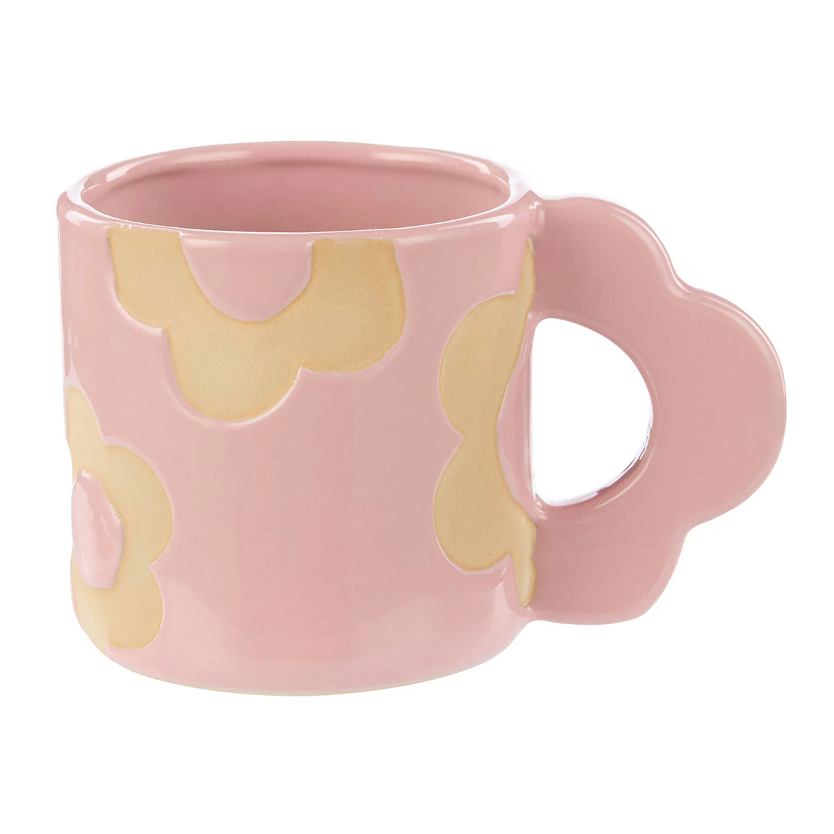 Mug Posey Flower Pink 400ml - Isalbi