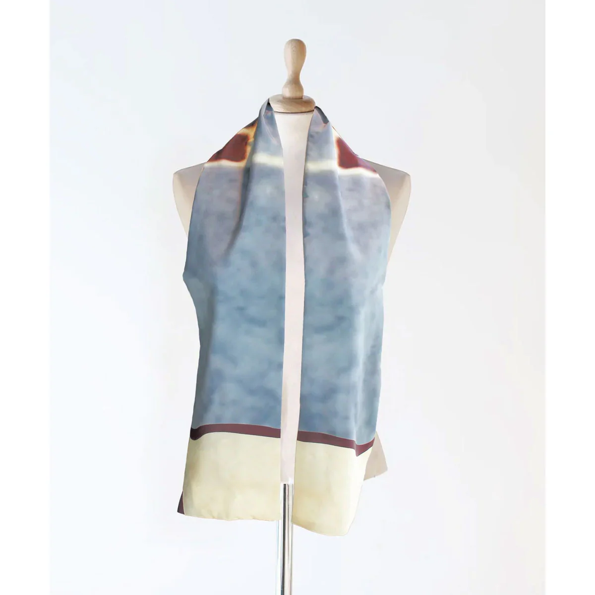 Neck scarf/Headband Silk 130x15cm Open Spaces - Ngali