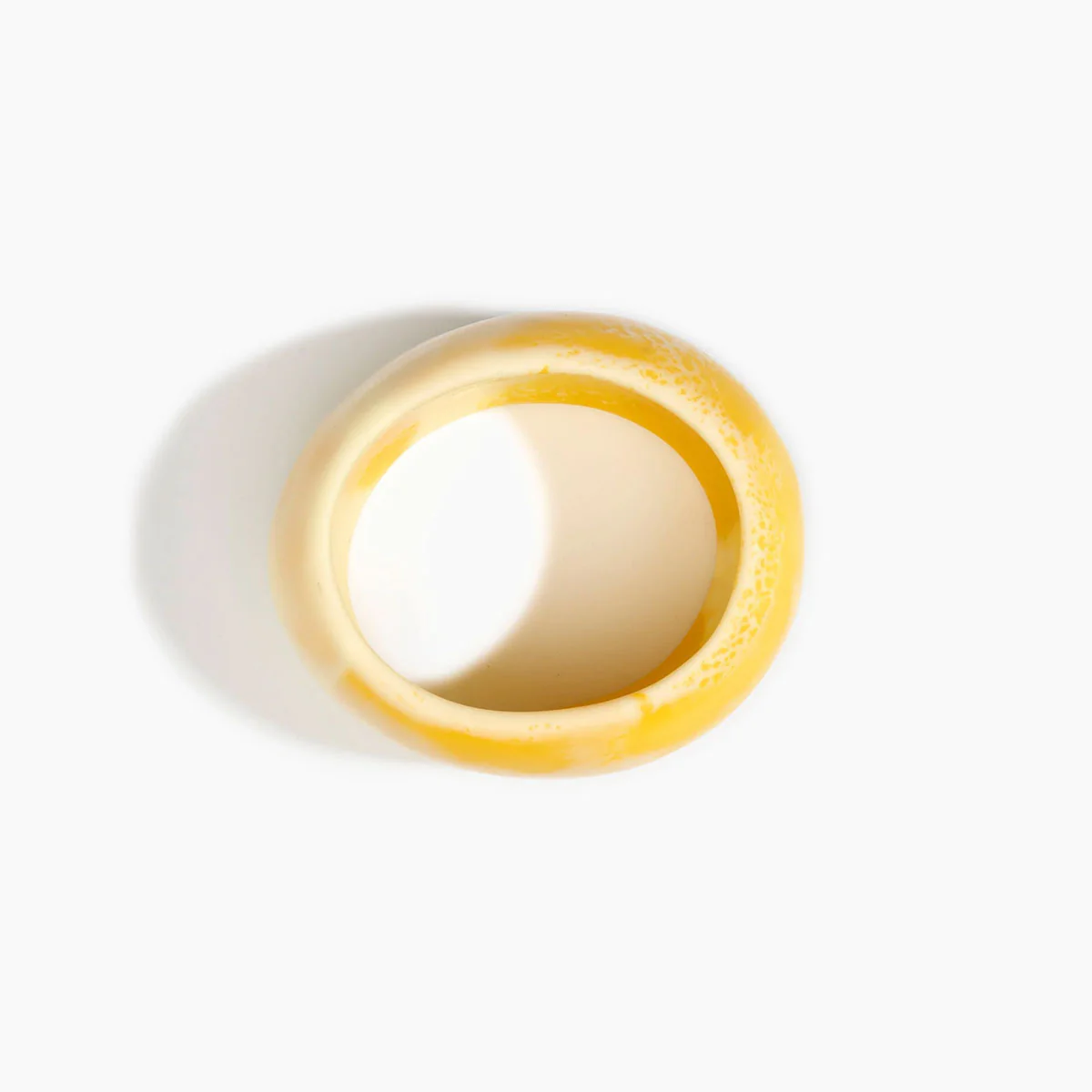 Oval Bangle Large Daisy Narrow Fit - Dinosaur Designs - Image 2