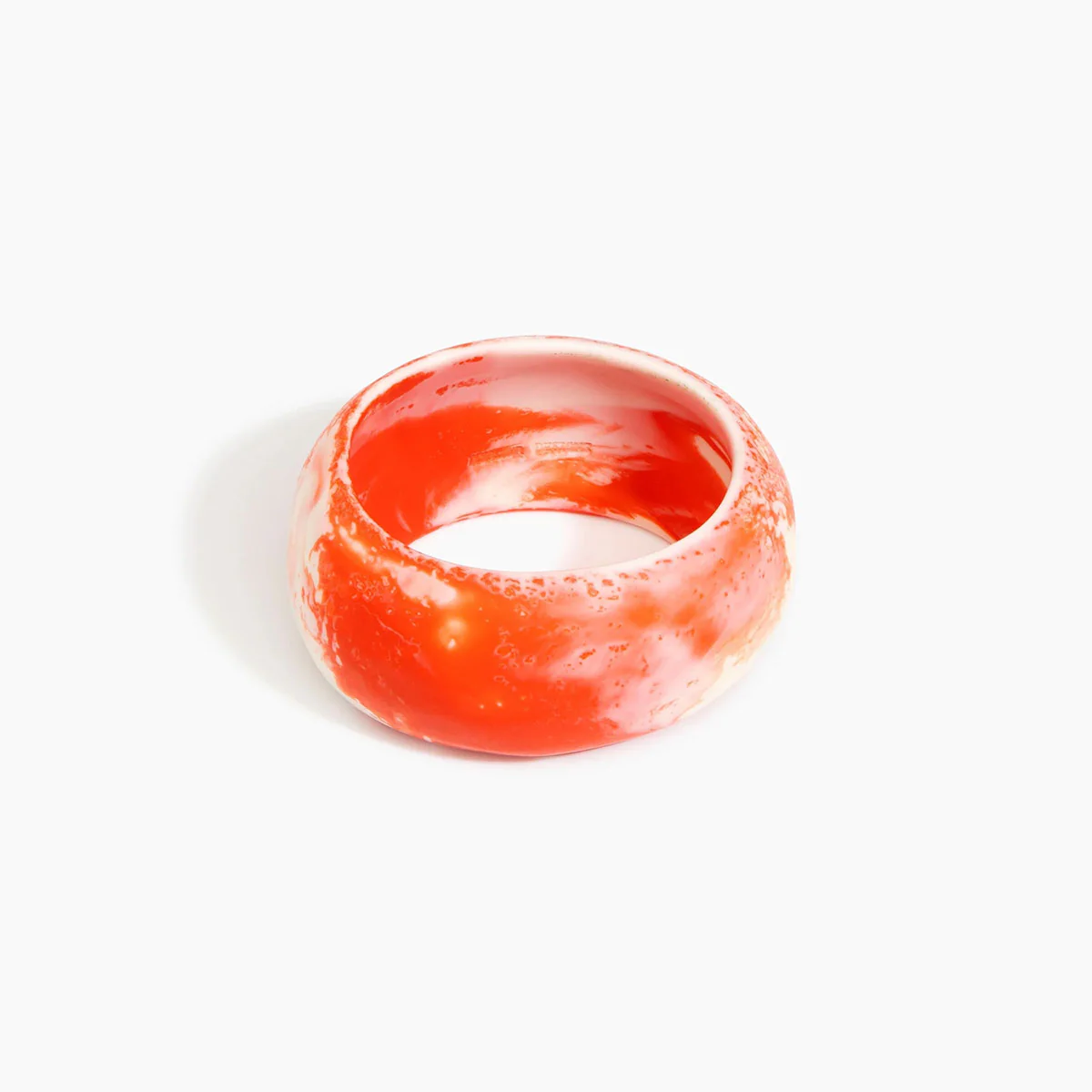 Oval Bangle Large Strawberry Narrow Fit - Dinosaur Designs