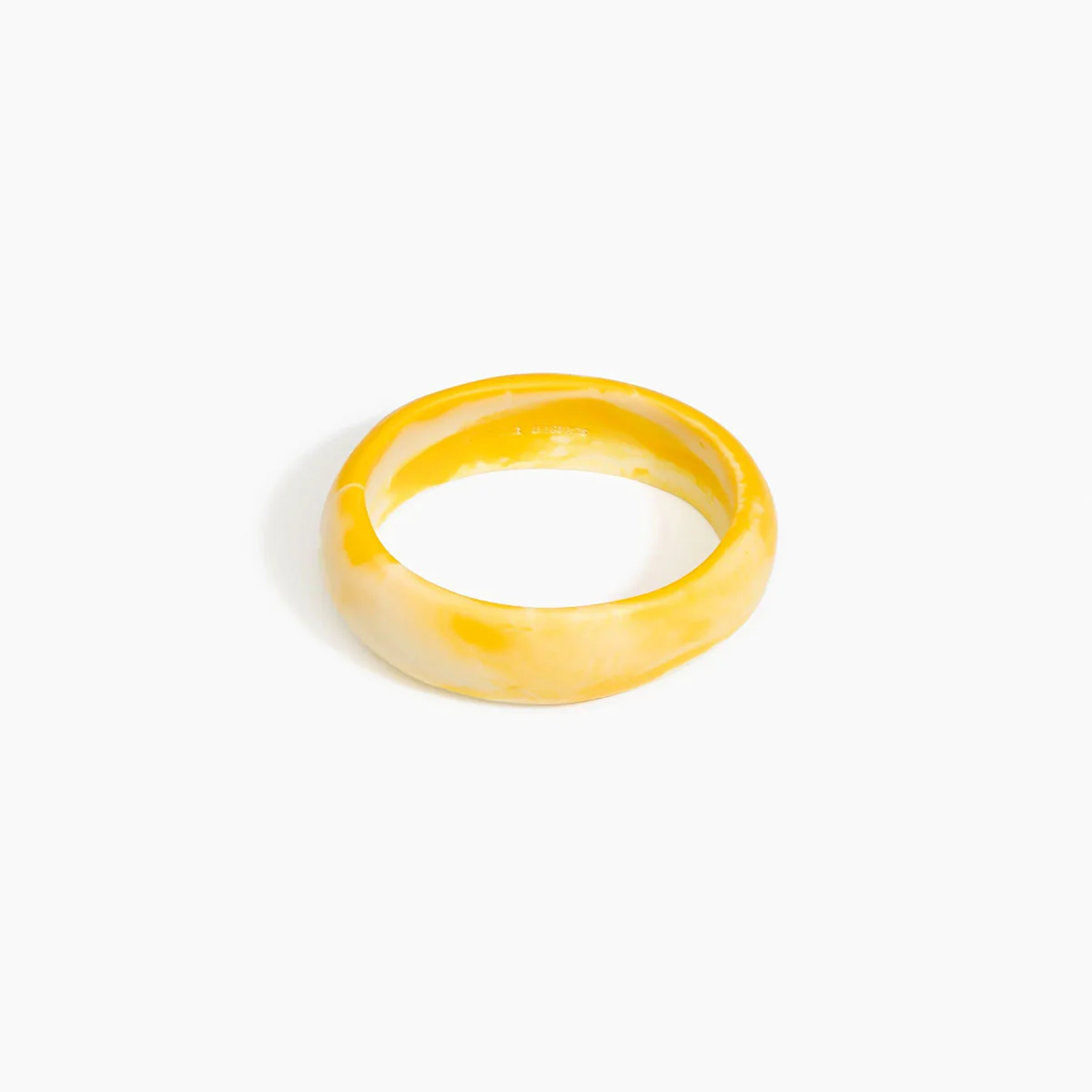 Oval Bangle Medium Daisy Narrow Fit - Dinosaur Designs