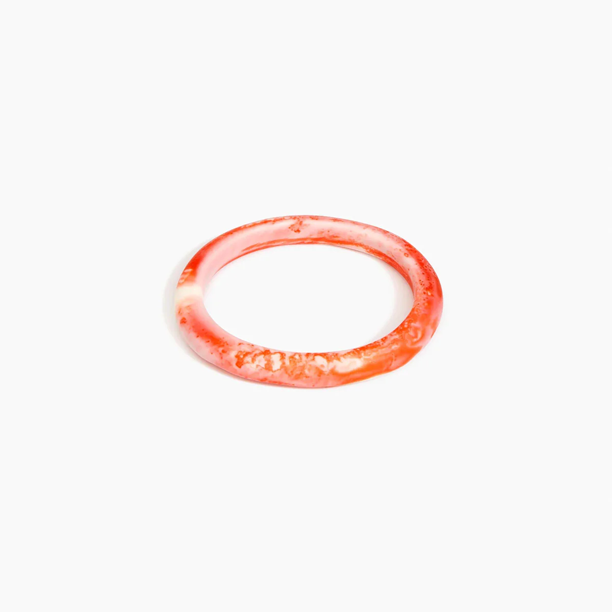 Oval Bangle Small Strawberry Wide Fit - Dinosaur Designs