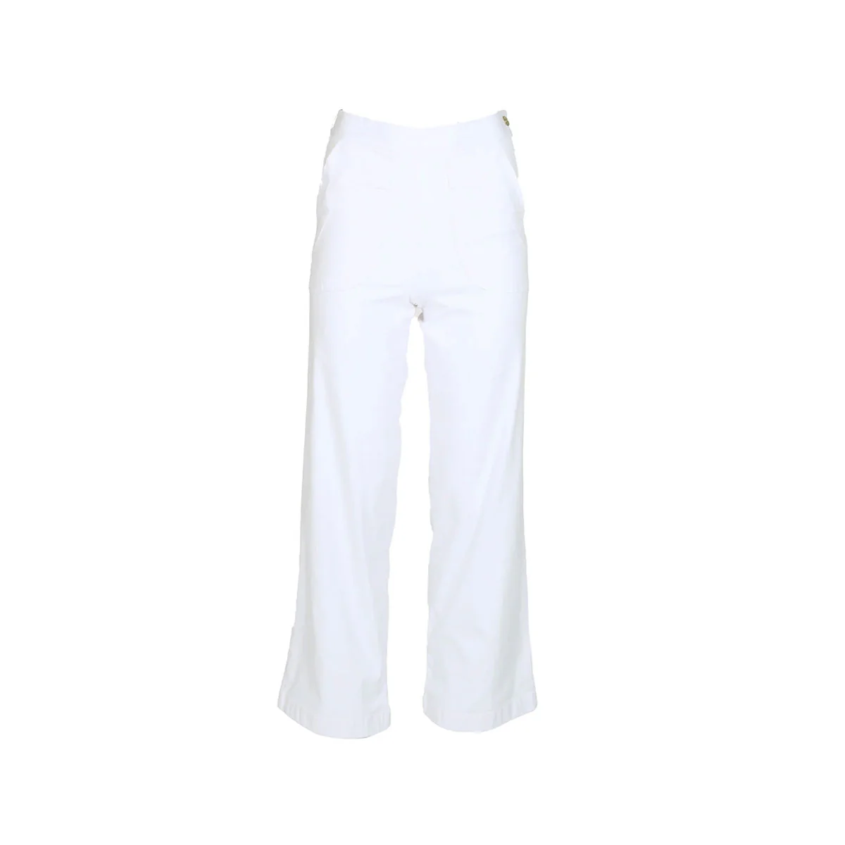 Pants Peggy Fina Cotton White - Olga de Polga