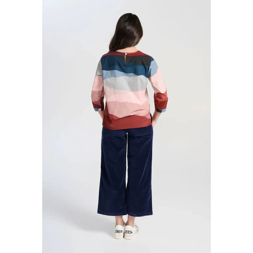 Pants Peggy Paris Navy Soft Velvet - Olga De Polga - Image 3