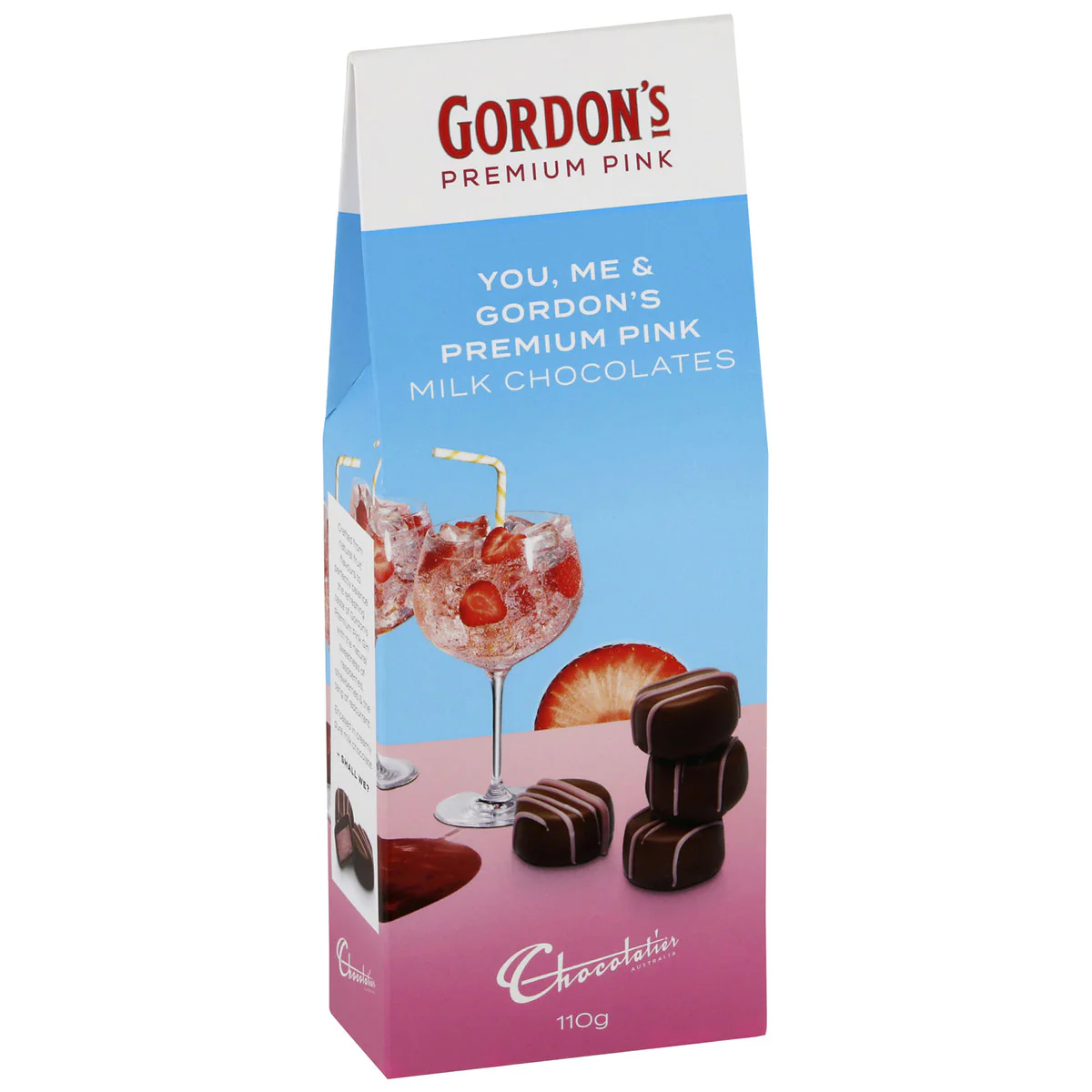 Pink Gin Milk Chocolate Liqueur Truffles 110g - Gourmet Brands
