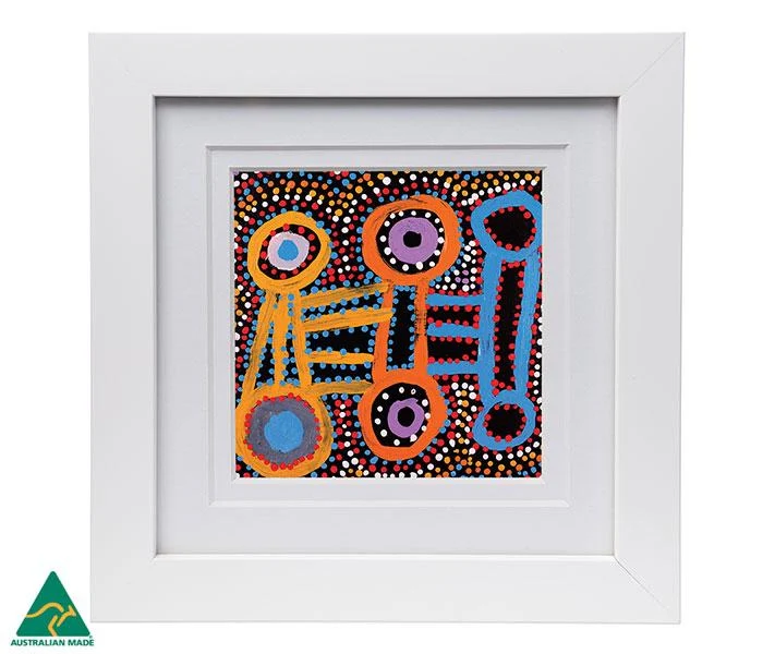 Print Framed Watson Robertson - Warlukurlangu