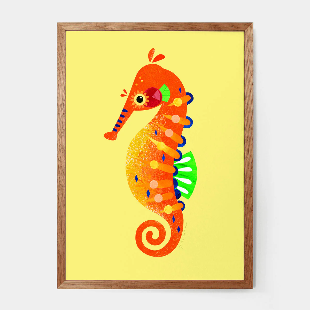 Print Western Australian Seahorse A4 - Pete Cromer