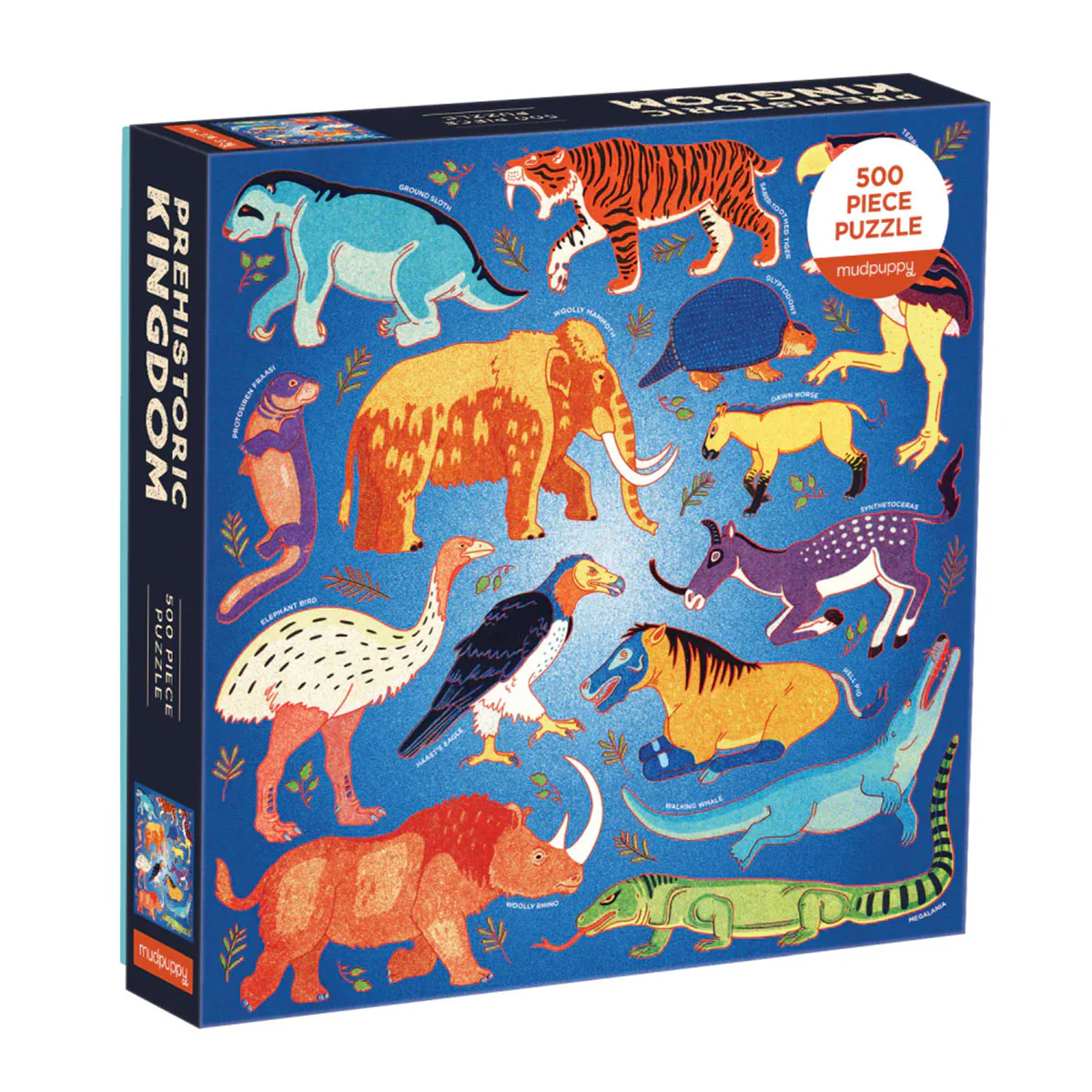 Puzzle 500 Piece Prehistoric Kingdom - Bobangles