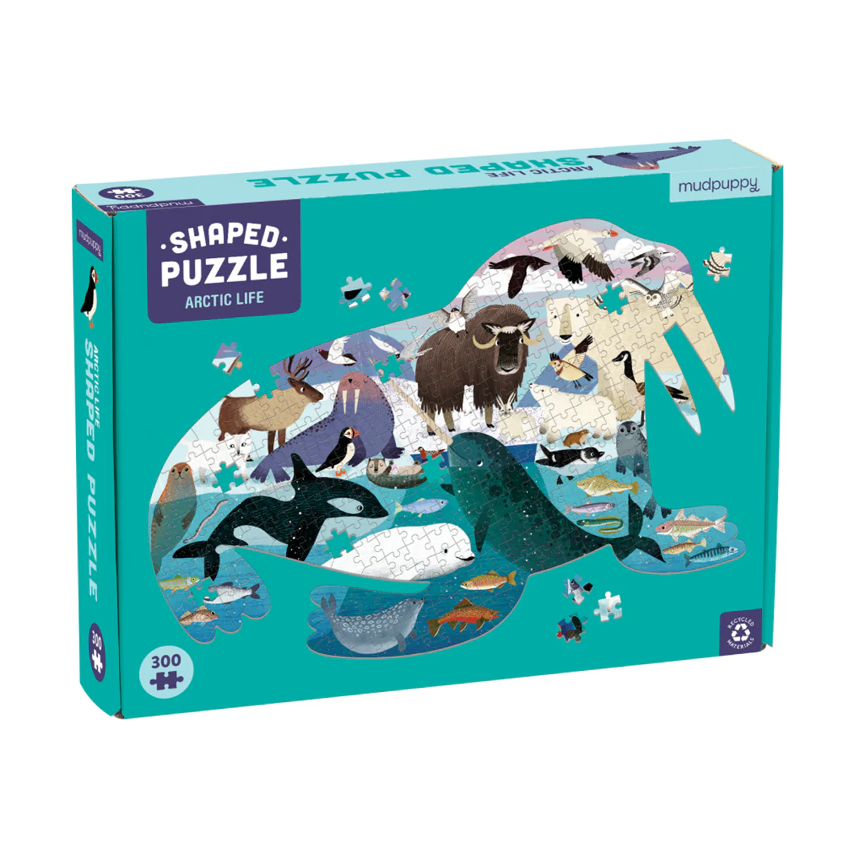 Puzzle Shaped Arctic Life 300pc