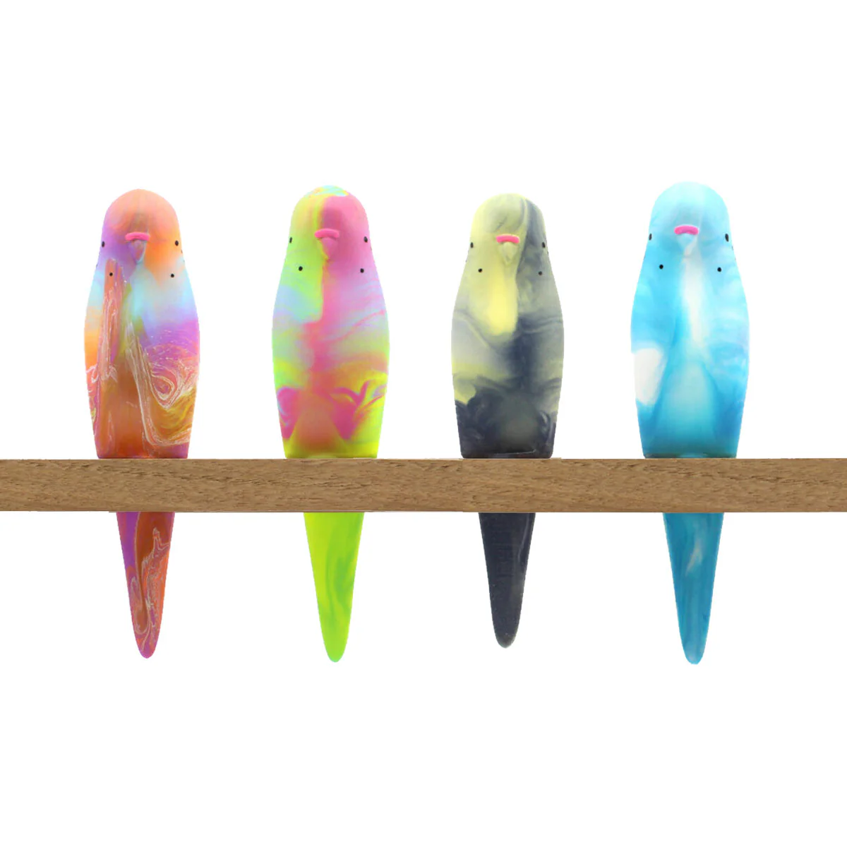 Resin Budgerigar Sculpture - Pete Cromer
