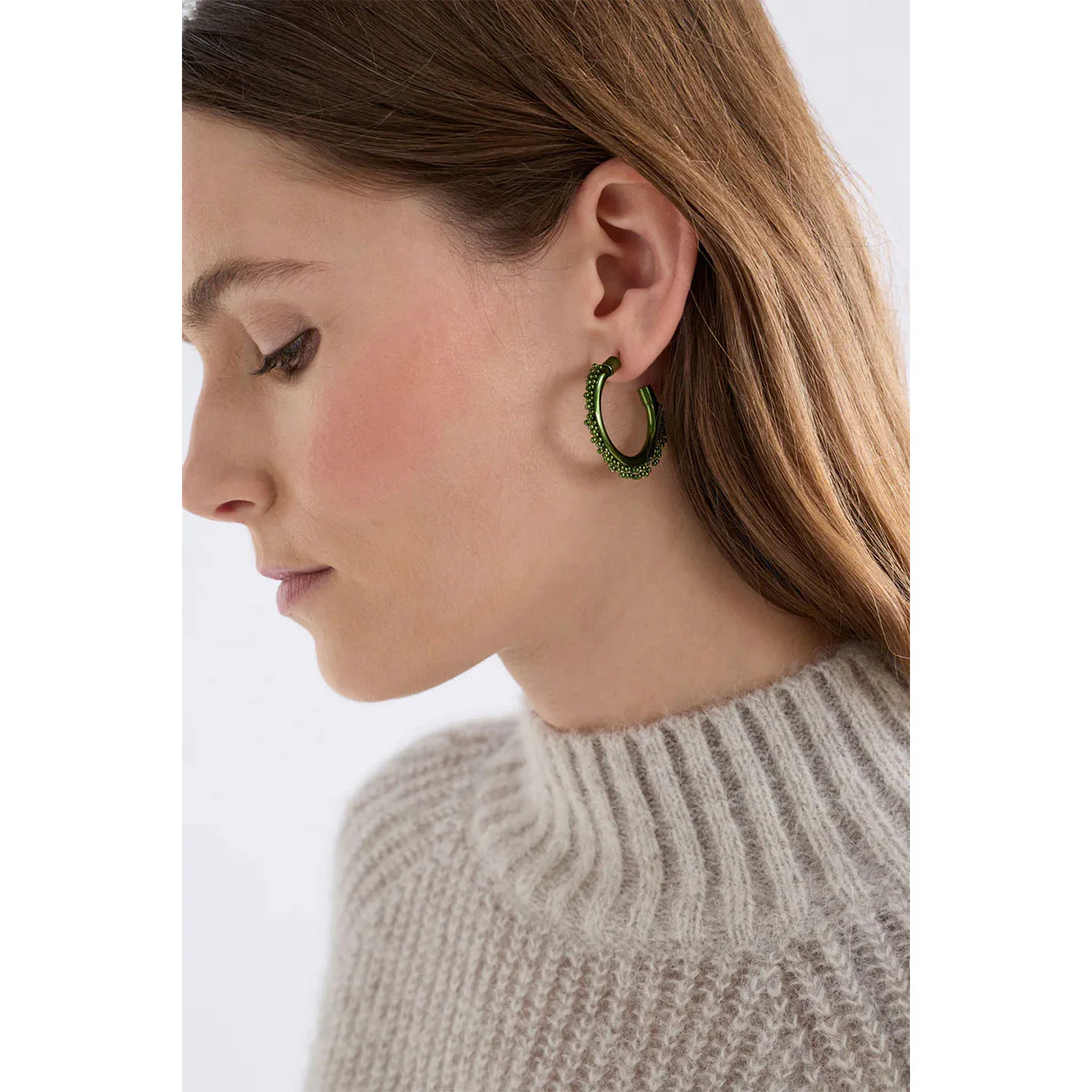 Satta Hoop Earring Bronze - Elk Accessories - Image 2