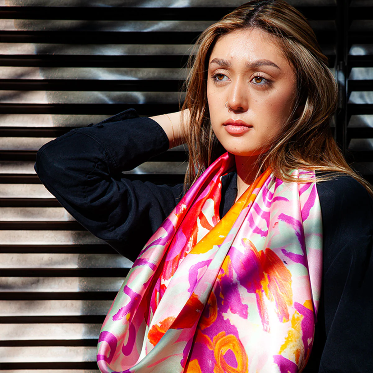 Scarf My Country Rosie Tarku Pink - One of Twelve - Image 2