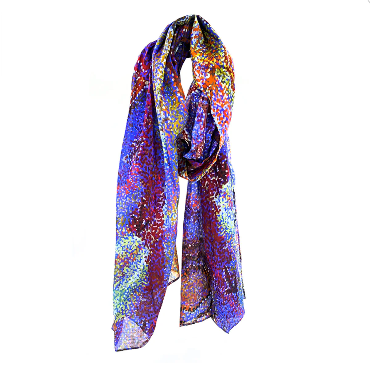 Scarf Organic Cotton Pauline Nampijinpa Singleton PNA623 - Better World Arts