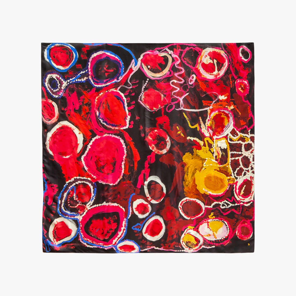 Scarf Silk Papa Tjukurpa by Jimmy Donegan - One of Twelve