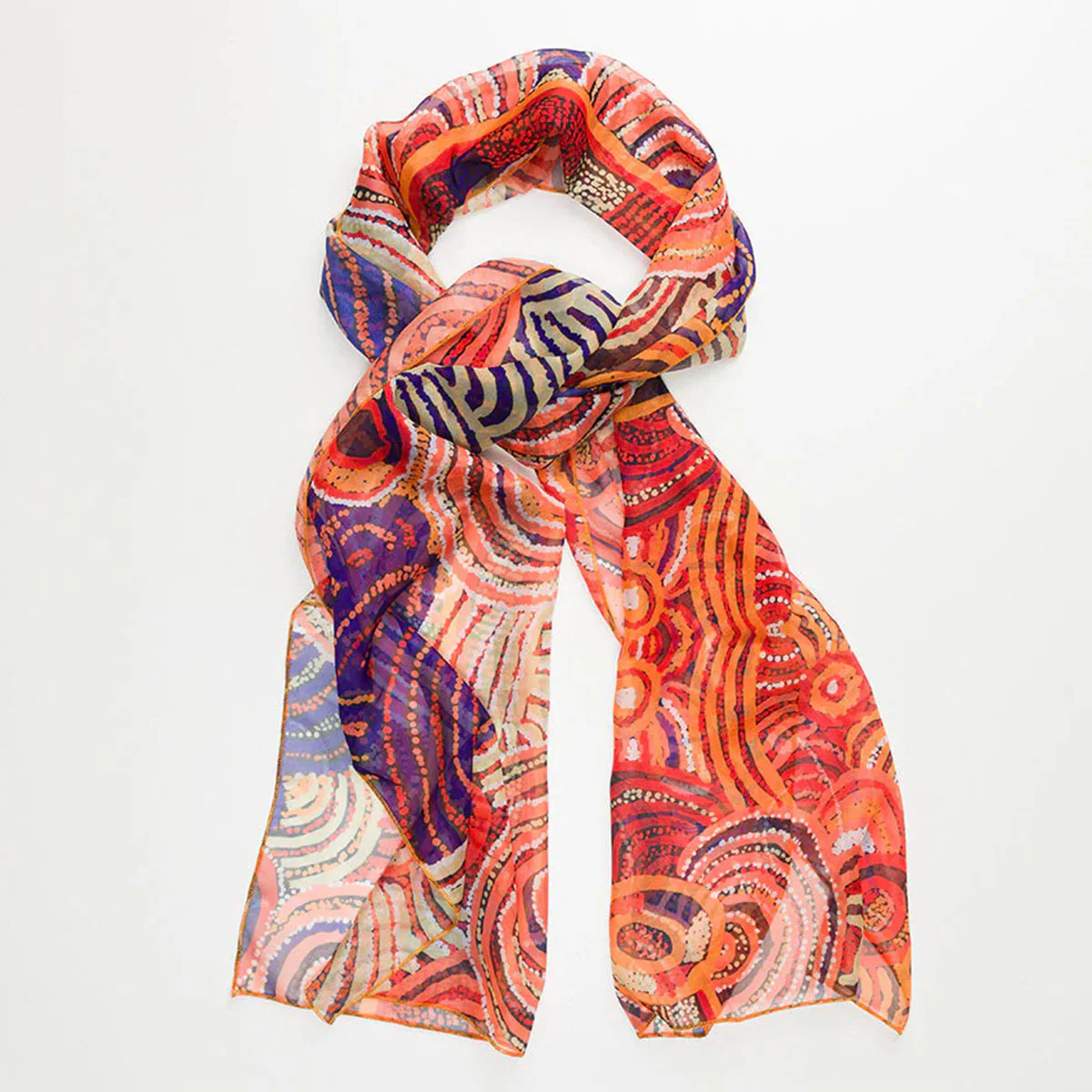 Scarf Slim Polyester Nora Davidson - Alperstein Designs