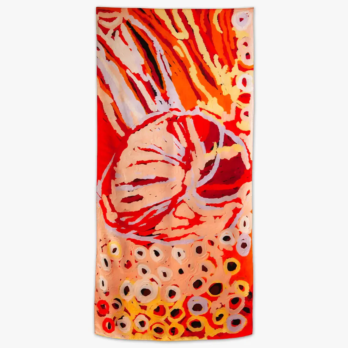 Scarf Untitled Katarra Butler Napaltjarri - One of Twelve