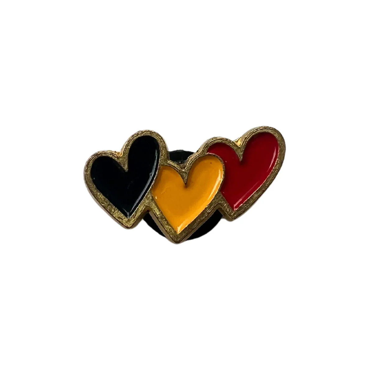 Shoe Charm Enamel Blak Luv - Clothing the Gaps