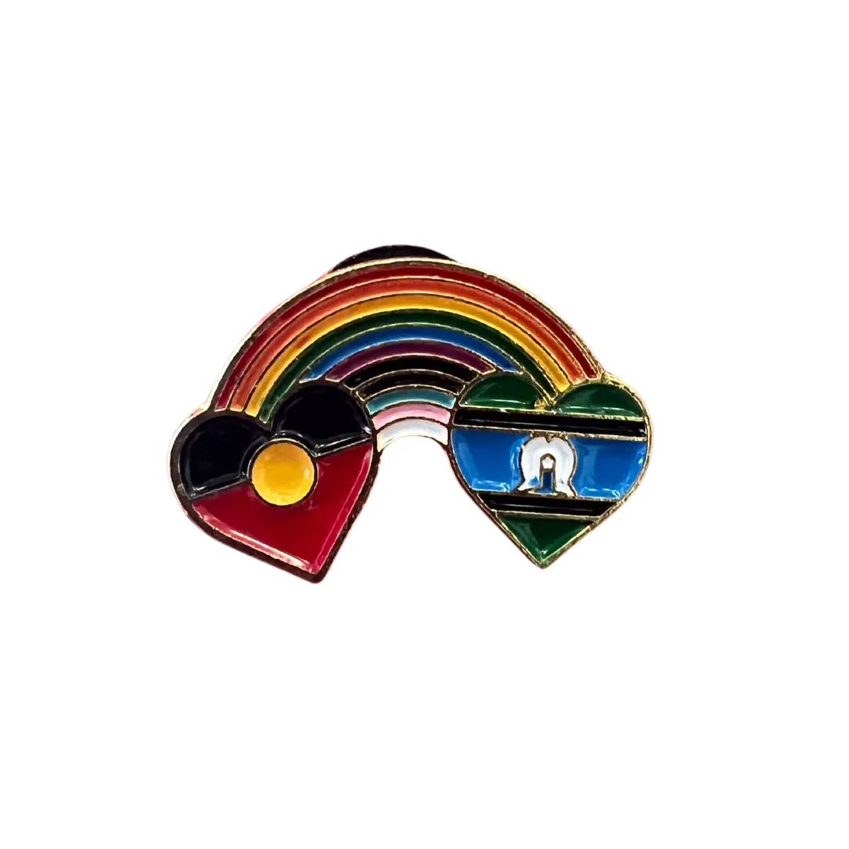 Shoe Charm Enamel Rainbow Mob - Clothing the Gaps