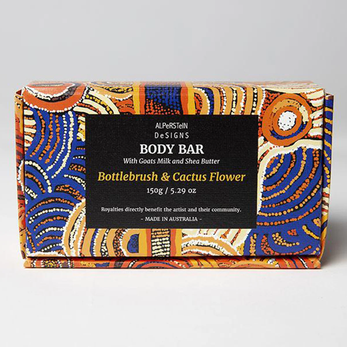 Soap Bottlebrush and Cactus Flower Nora Nyutjangka Davidson - Alperstein Designs
