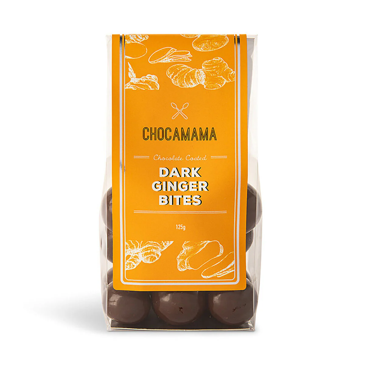 Stand up Bag Dark Ginger 125g - Chocamama