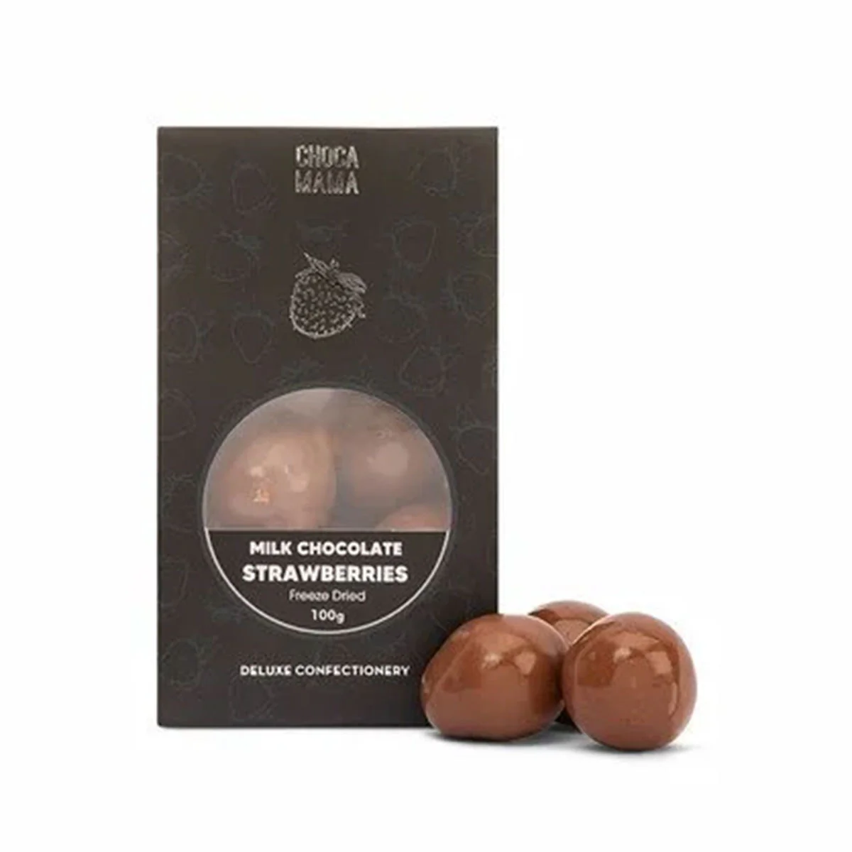 Strawberries Milk Chocolate 100g - Chocomama