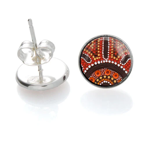 Stud Earrings Gathering Bushfood - Allegria Designs