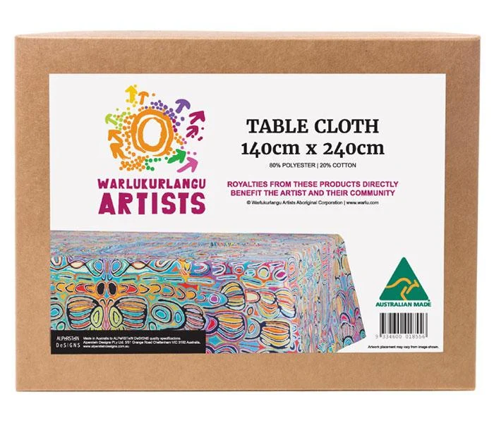 Table Cloth Judy Watson 140 cm x 240 cm - Warlukurlangu