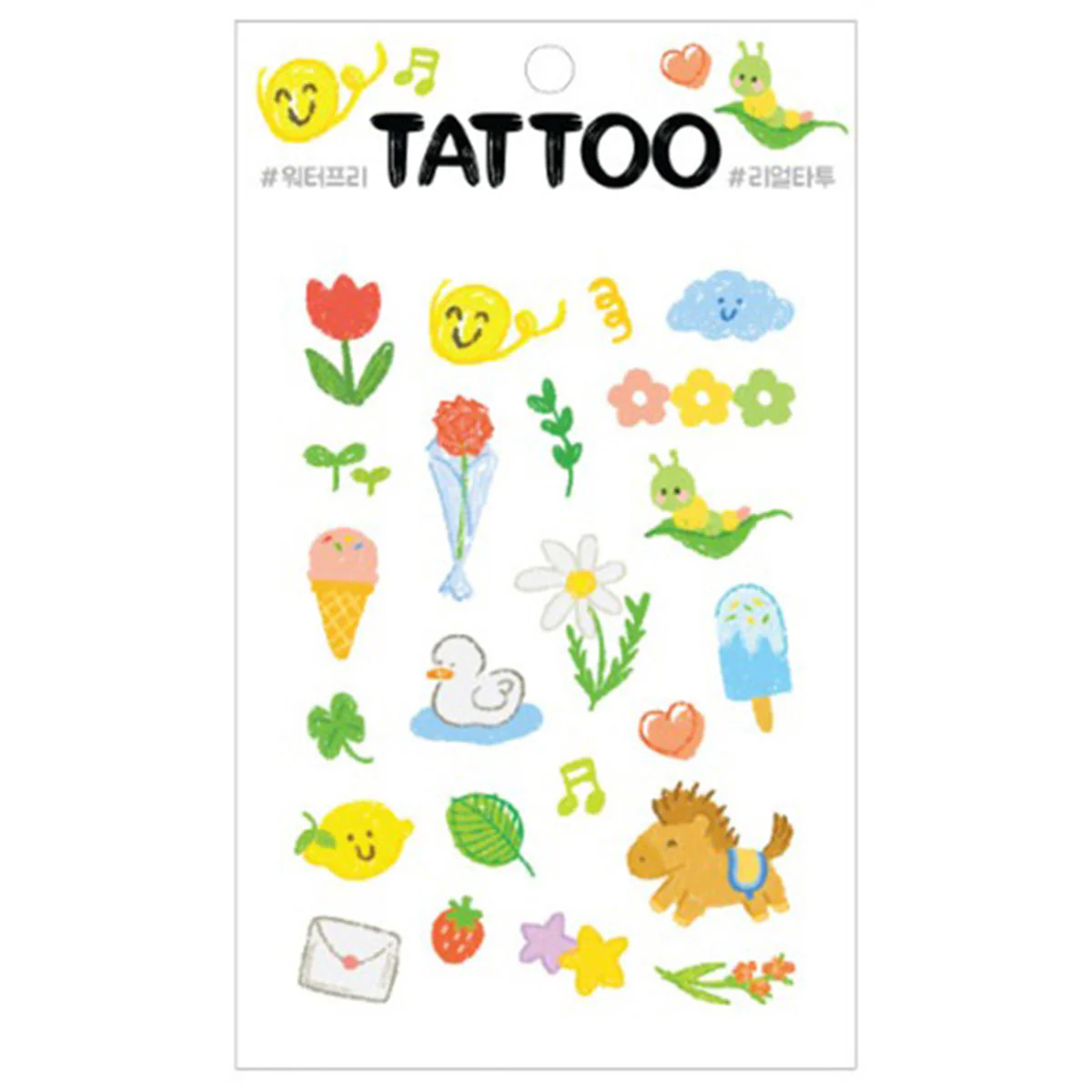 Tattoo Stickers Spring Outside - Alpha