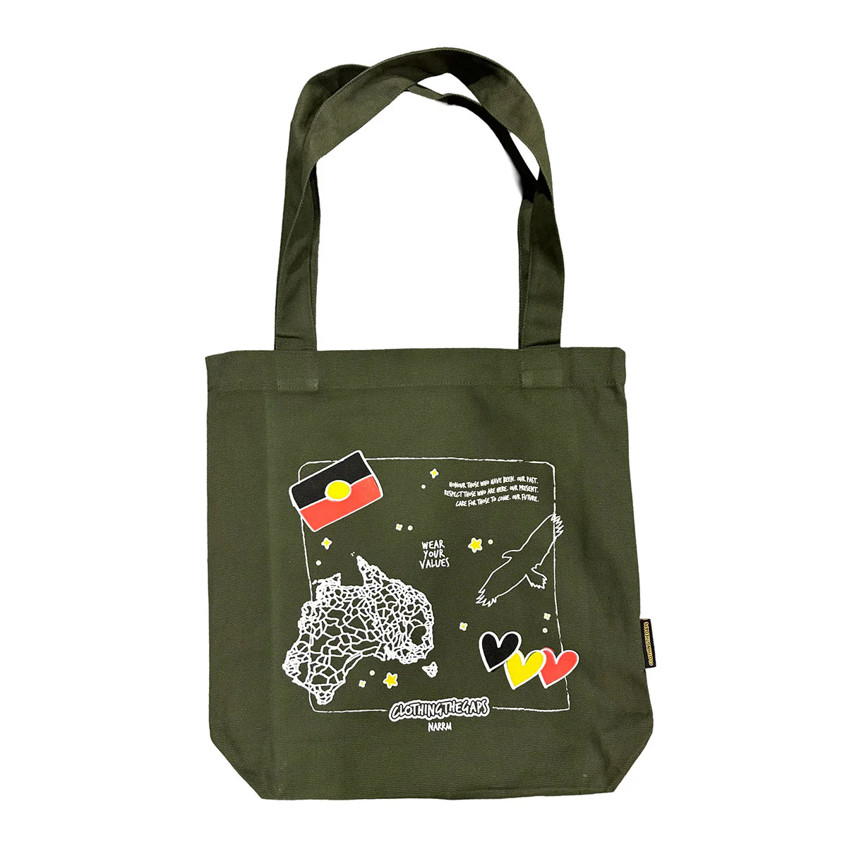 Tote Bag Icon Khaki - Clothing the Gaps