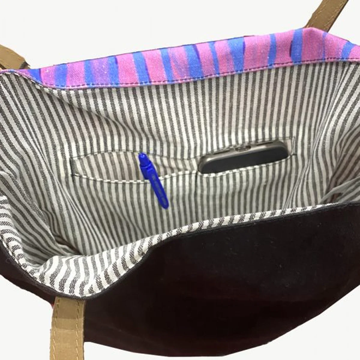 Tote Bag Seven Sisters Anmanari Brown - Better World Arts - Image 3